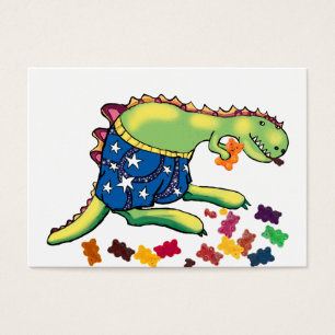 Cartes De Visite Ours miel - Dinosaure de minuit