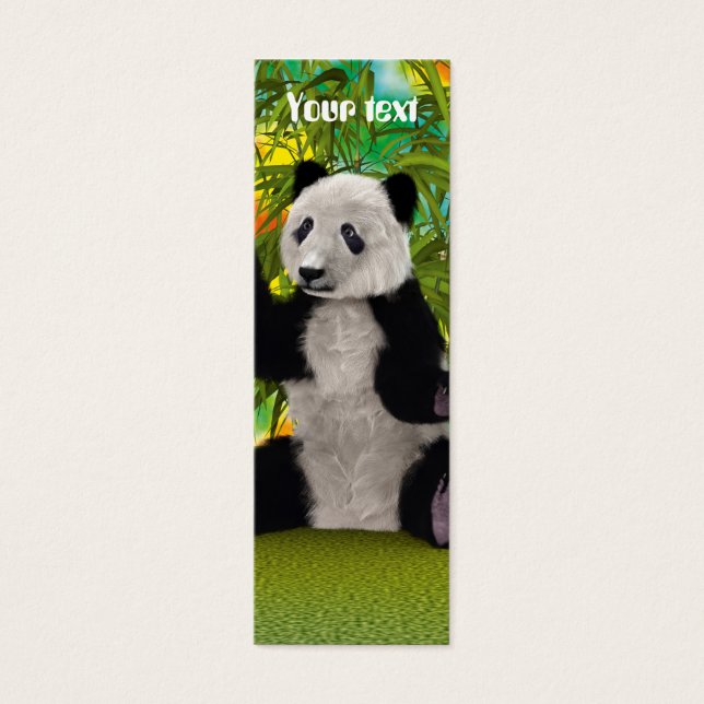 Cartes De Visite Ours Panda (Devant)