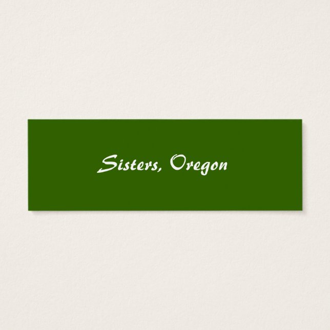 Cartes De Visite Ours signet (Dos)