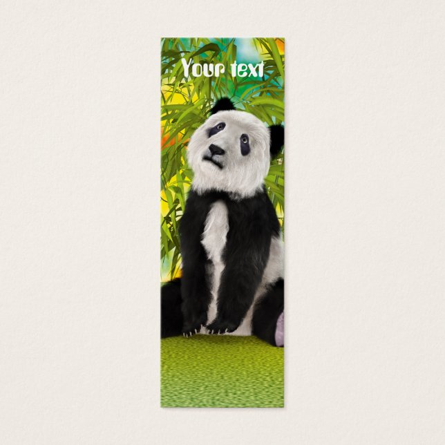Cartes De Visite Ourson panda (Devant)