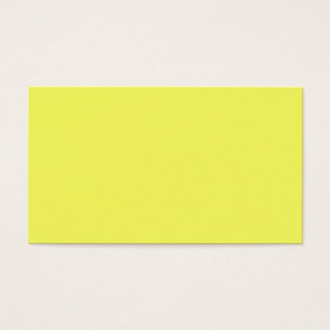 Cartes De Visite Outils d'identification visuelle de couleur jaune  (Devant)