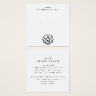 Cartes De Visite Pagan Wiccan Pentacle Bijoux oreille