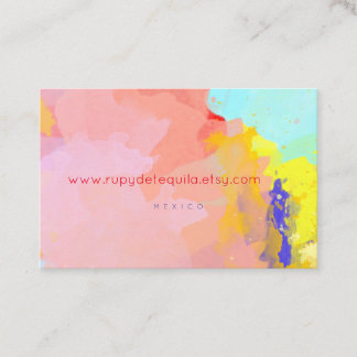 Cartes de visite Paint Splatter