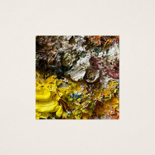 Cartes De Visite Palette de l'artiste #1