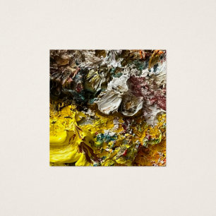 Cartes De Visite Palette de l'artiste #1