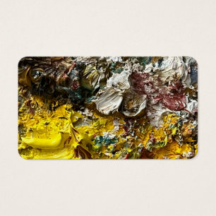 Cartes De Visite Palette de l'artiste no 1