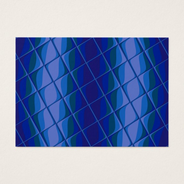 Cartes De Visite palette indigo (Devant)