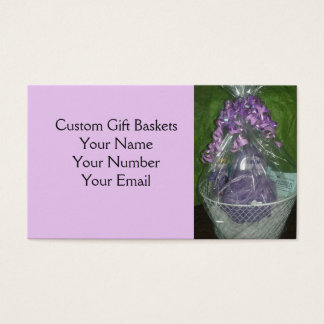 Cartes De Visite Panier cadeau personnalisé