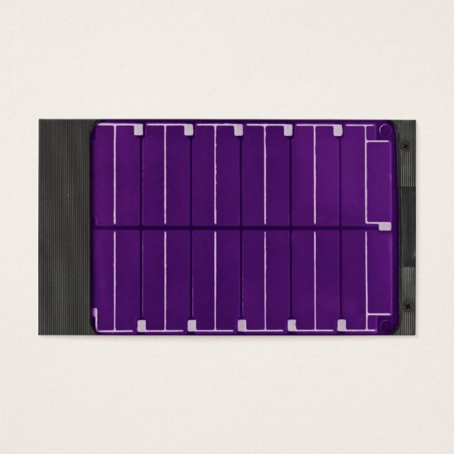 Cartes De Visite panneau électrique solaire (Devant)