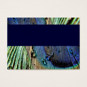 Cartes De Visite Paon bleu