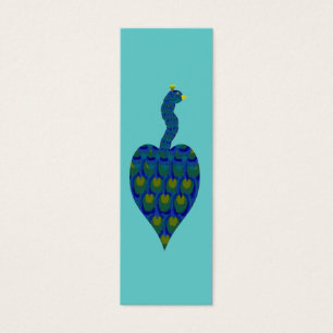 Cartes De Visite Paon, mini signets