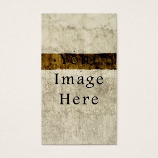 Cartes De Visite Papier parchemin Brown en plâtre vintage