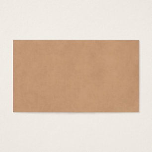 Cartes De Visite Papier parcheminé vintage de brun léger de cuir
