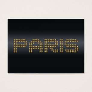 Cartes De Visite papier Paris brillant
