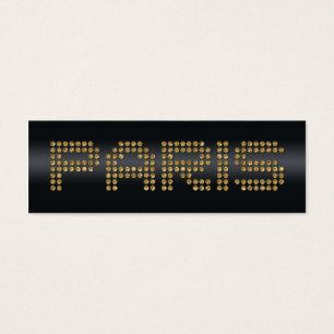 Cartes De Visite papier Paris brillant