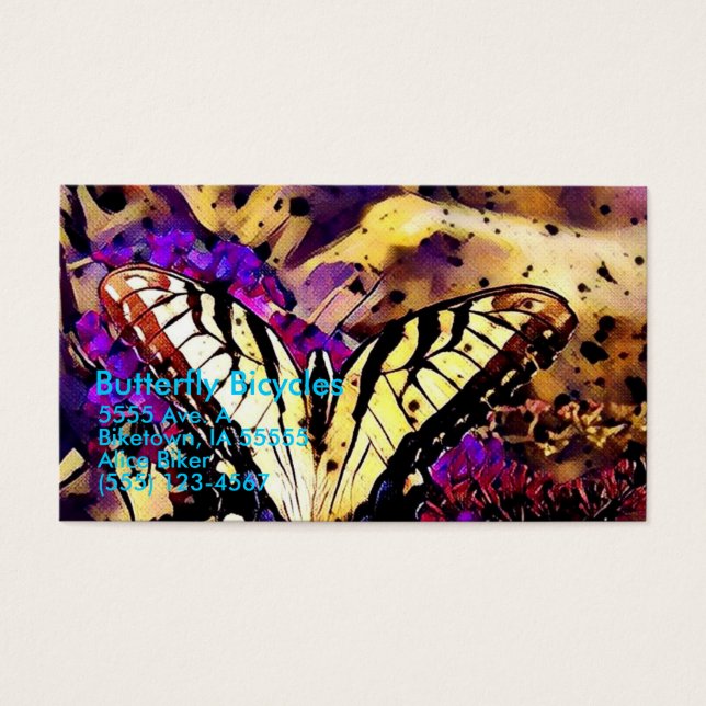 Cartes De Visite Papillon (Devant)