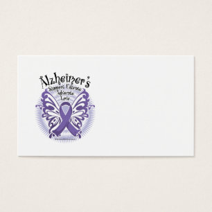 Cartes De Visite Papillon 3 de maladie d'Alzheimer