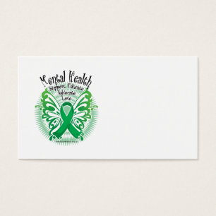 Cartes De Visite Papillon 3 de santé mentale