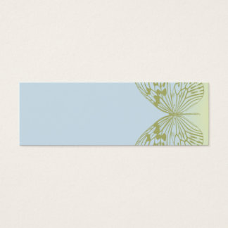 Cartes De Visite Papillon bleu et bande