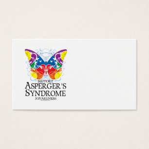 Cartes De Visite Papillon de syndrome d'Asperger