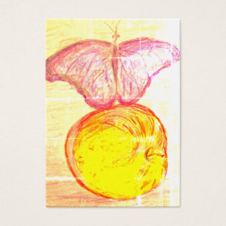 Cartes De Visite Papillon et pomme
