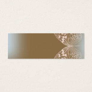 Cartes De Visite Papillon et rayure roses