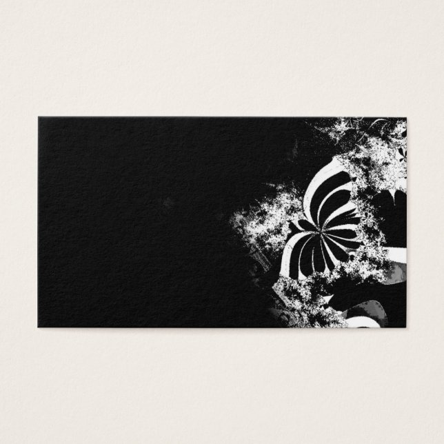 Cartes De Visite Papillon fractal (Devant)