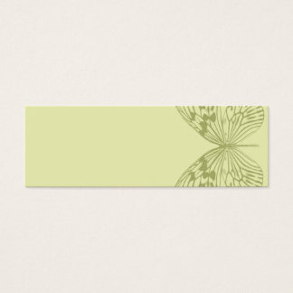 Cartes De Visite Papillon vert et bande