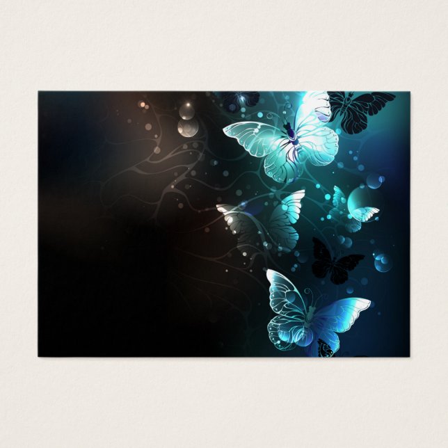 Cartes De Visite Papillons de nuit à la menthe (Devant)