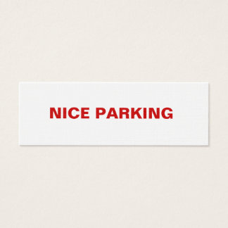 CARTES DE VISITE PARKING NICE