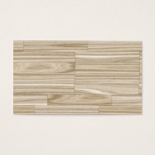 Cartes De Visite Parquet en bois léger de grain