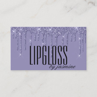 Cartes de visite Parties scintillant Lipgloss