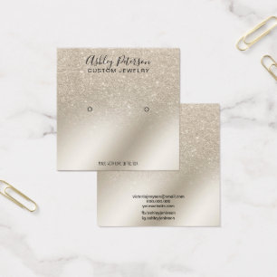 Cartes De Visite parties scintillant perle ivoire ombre étalon