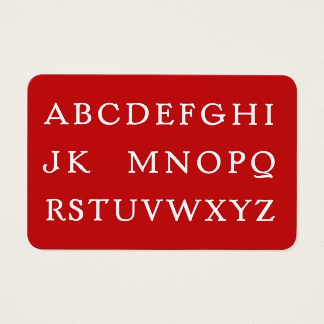 Cartes De Visite Pas de L pour Noël (Devant)