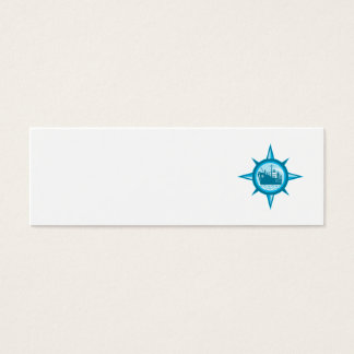 Cartes De Visite Passenger Cargo Ship Ocean Liner Compass