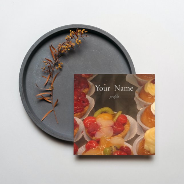 Cartes De Visite Pâtisserie française (Créateur téléchargé)