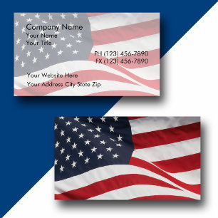 Cartes de visite patriotiques