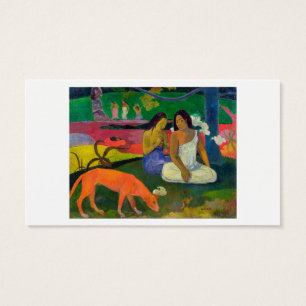 Cartes De Visite Paul Gauguin Arearea (le chien rouge), 1892