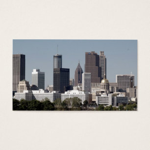 Cartes De Visite Paysage urbain d'Atlanta la Géorgie
