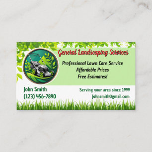 Cartes de visite paysagers