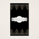Cartes De Visite Peacock & Feathers Mariage formel Favor Cadeaux Ta<br><div class="desc">SÉLECTION DU PAPIER : Ceci est montré sur "papier de base", un autre grand choix serait "glace métallique" qui est une surface brillante blanche et percée. Il serait également magnifique sur le lin "Champagne Metallic", feutre ou l'un des autres choix. PALETTE DE COULEUR : noir, blanc et argent "métallique" look....</div>
