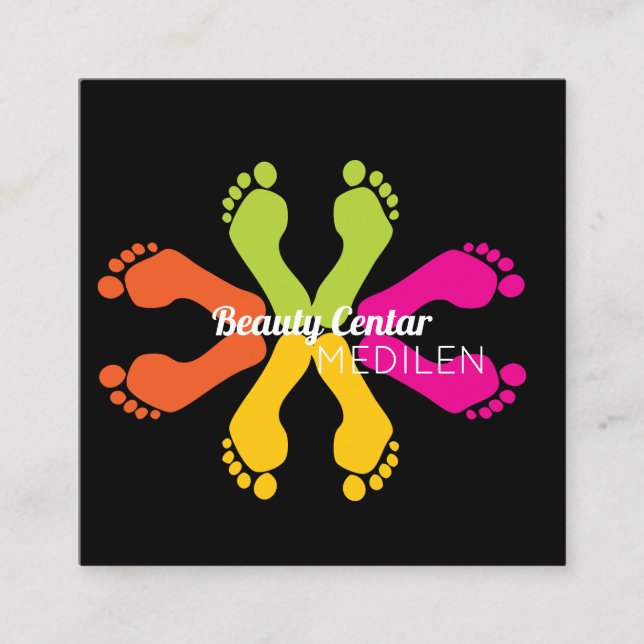 Cartes de visite pédicure et manucure (Devant)