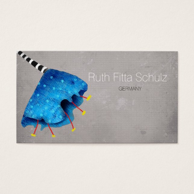 Cartes De Visite Peint main (Devant)