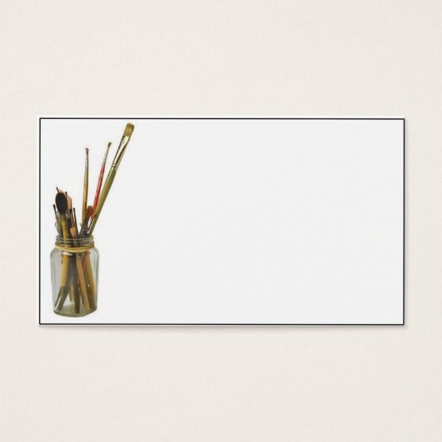 Cartes De Visite Peintre (Devant)