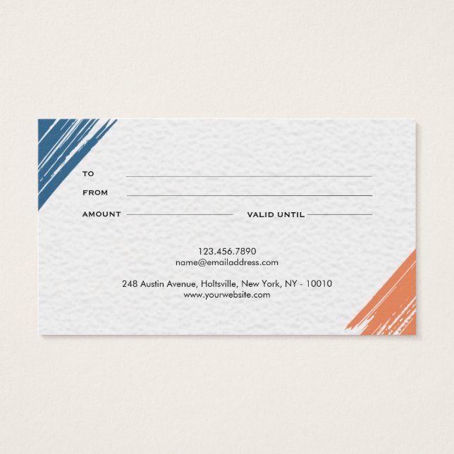 Cartes De Visite Peintre moderne cool Bruxelles (Dos)