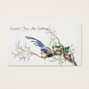 Cartes De Visite Peinture d'oiseaux chinois