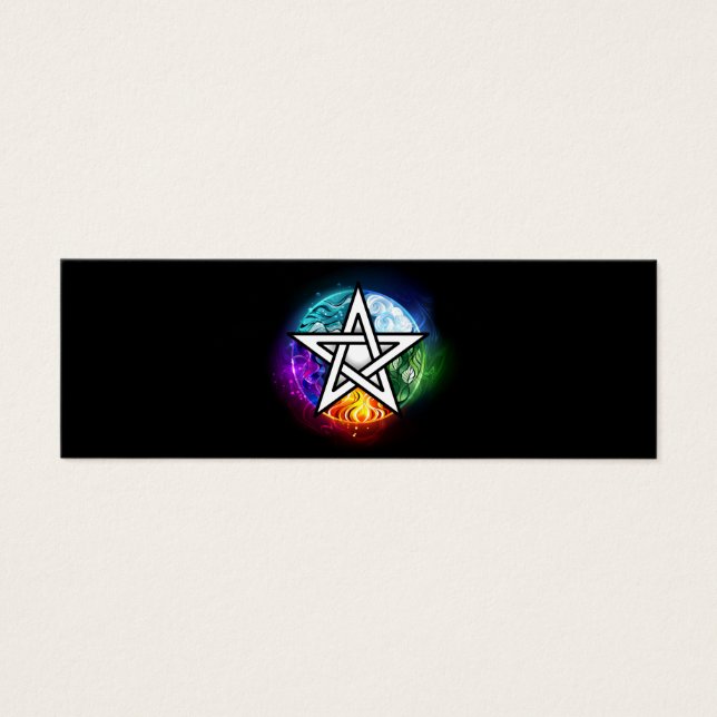 Cartes De Visite pentagramme du Wiccan (Devant)
