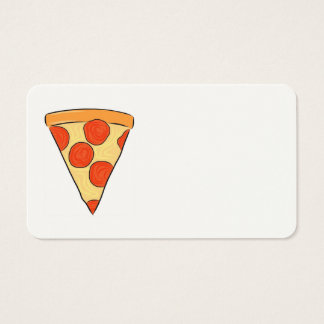 Cartes De Visite Pepperoni Pizza Slice Classic New York Style Pizza