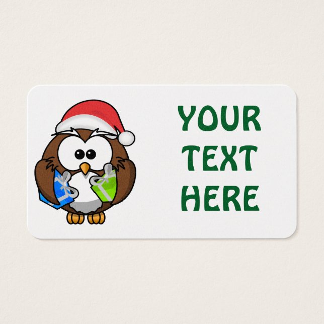 CARTES DE VISITE PÈRE NOËL OWL (Devant)