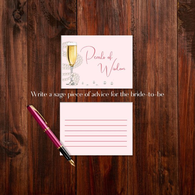 Cartes De Visite Perles de la Sagesse jeu de Fête des mariées (Créateur téléchargé)